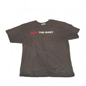 ESPN The Shirt Hanes Dark Gray Men's Short Sleeve Tee